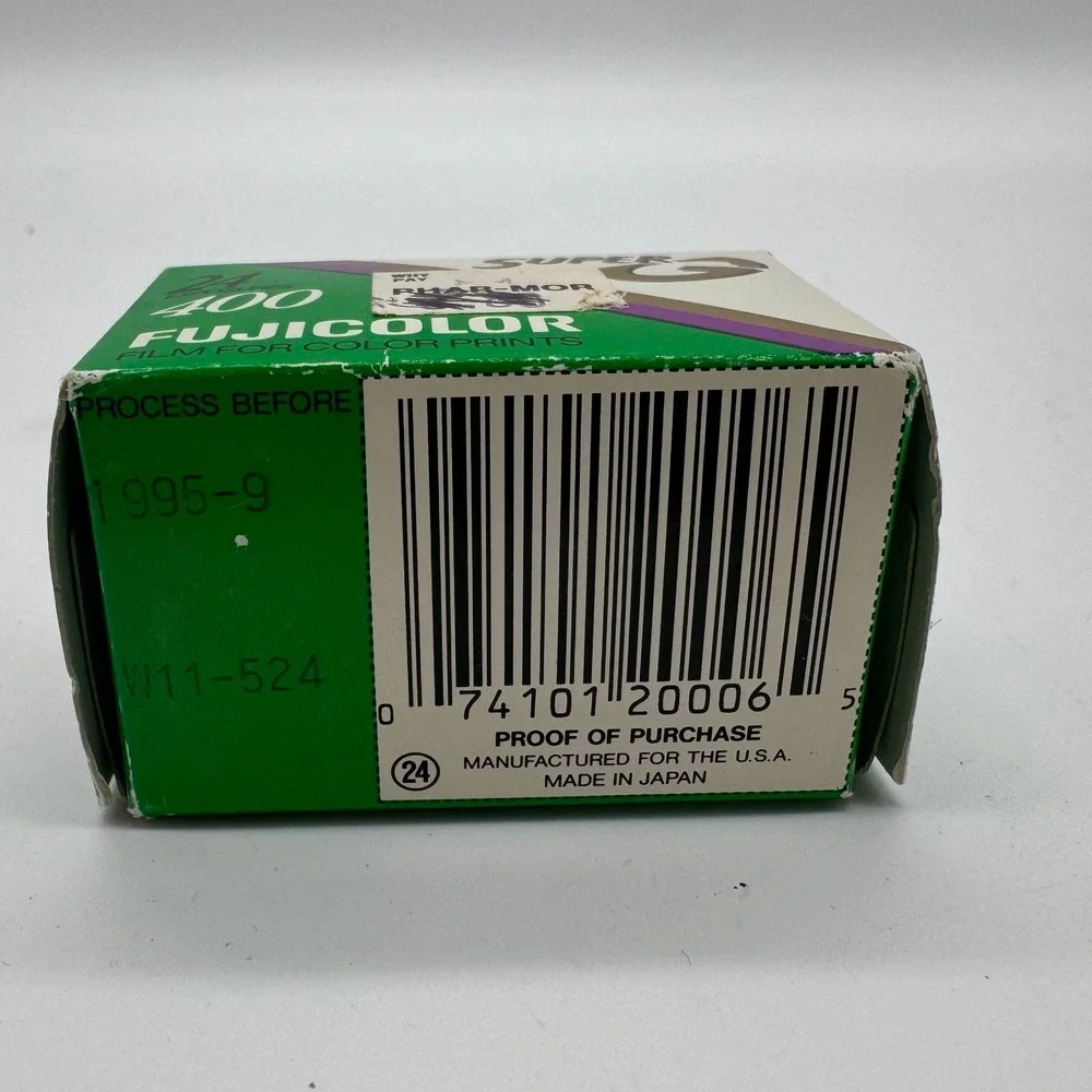 Vintage Fujifilm Fujicolor Super G 400 35mm Film 24 Exp World Cup USA 94 Sealed
